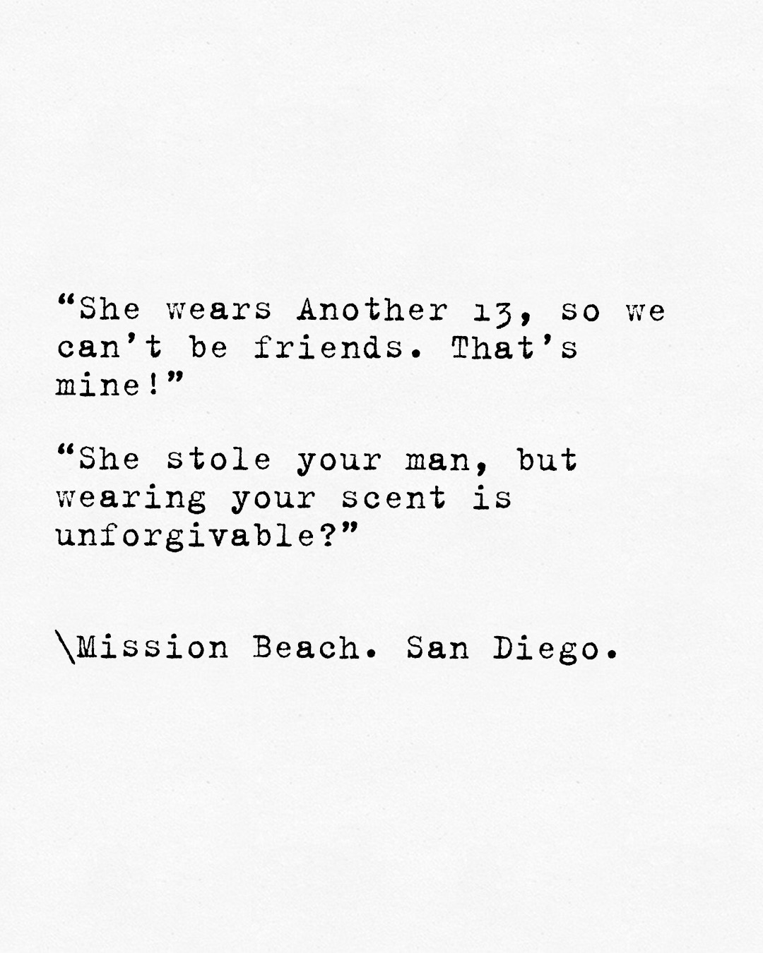 Overheard LE LABO(@overheardlelabo)는 세계 각국에 있는 르 라보 매장에서 실제로 오고 간 대화를 기록하는 계정의 게시글